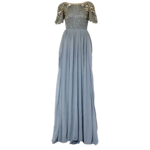 Embellished Maxi Occassion Dress - Picture 6 of 17